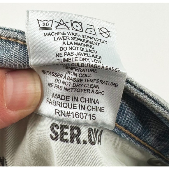 SER.O.YA Stephy Cargo Wide-Leg Jeans Pants Size 25 Baggy Y2K Streetwear Skater - Picture 8 of 9